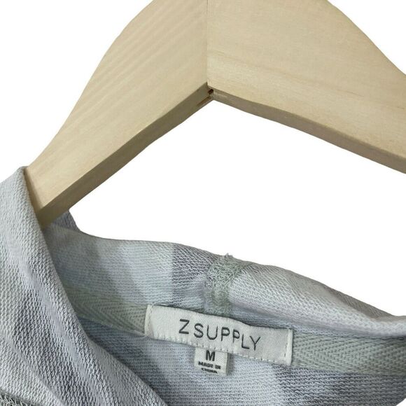 Z Supply Medium Rowan Camo Hoodie Crop Camoflauge Cotton Blend Womens - Picture 4 of 16